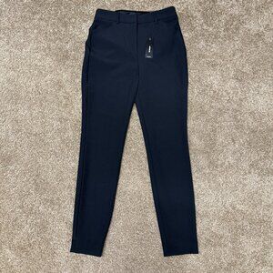 Express Editor Pants Womens 4R Black 4-Way Hyper Stretch Skinny Leg High Rise